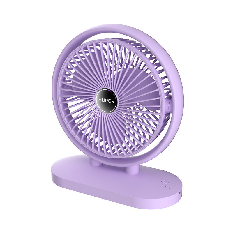 Mini Desk Cooling Fan Portable Quiet Adjustable Angle Personal Fan