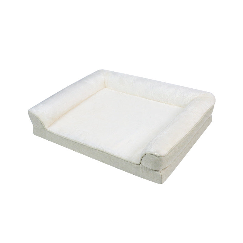 Harrow Orthopedic Dog Bed with Non-Slip Bottom and Raised Edges for Joint Support