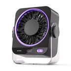 Portable Mini Air Circulator Fan Compact Lightweight Adjustable Speed Energy Efficient