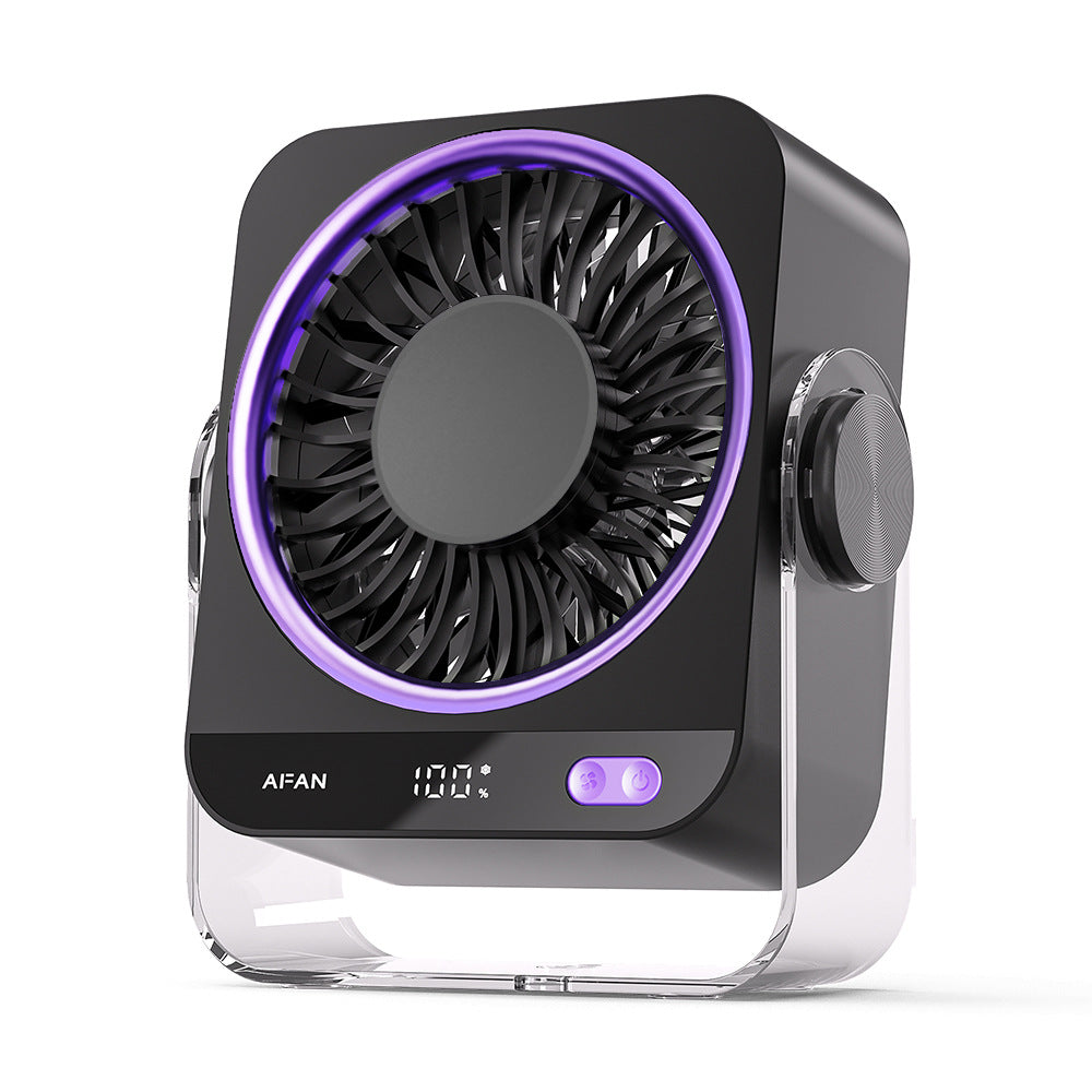 Portable Mini Air Circulator Fan Compact Lightweight Adjustable Speed Energy Efficient