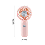 Harrow Portable High-Speed Handheld Fan Rechargeable USB Lightweight Ergonomic Grip