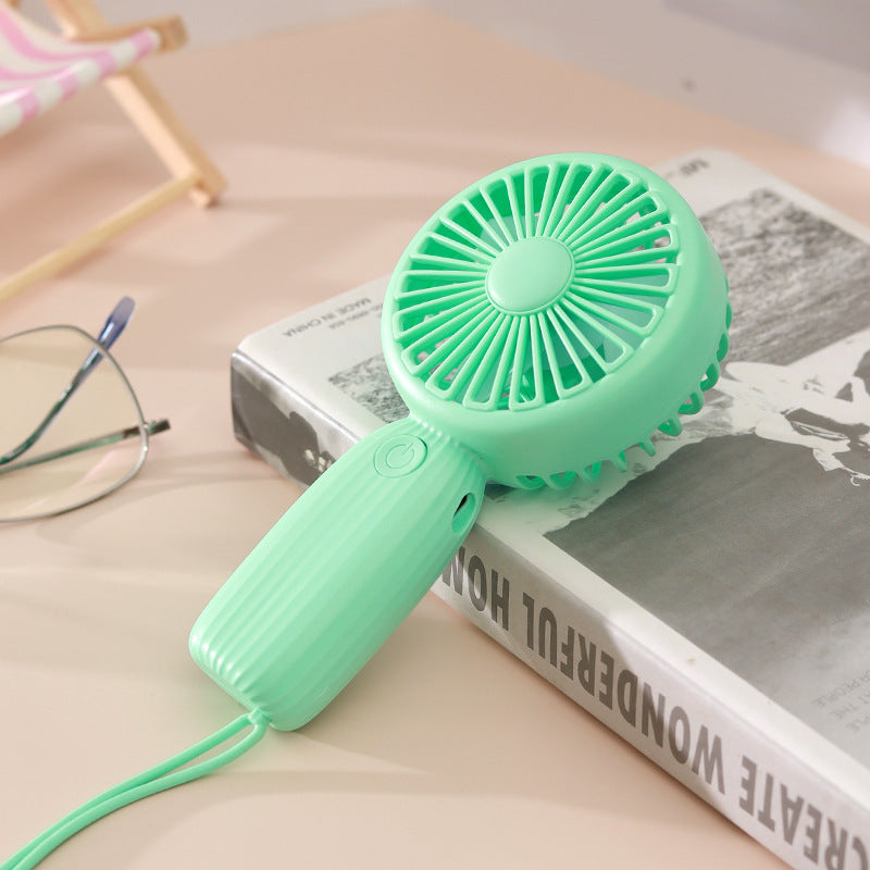 Portable USB Mini Fan with Ergonomic Handle Lightweight Quiet Personal Cooler