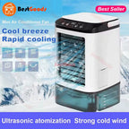 Portable Air Cooler Fan with Large Water Tank Non-Fogging 3-Speed Motor Unisex One Size