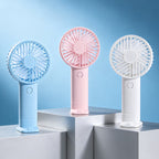 Rechargeable Portable Handheld Fan with Stand Child-Friendly Bear Design