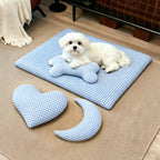 Harrow Luxury Cat Bed with Ergonomic Cushion Non-Slip Base and Washable Cover