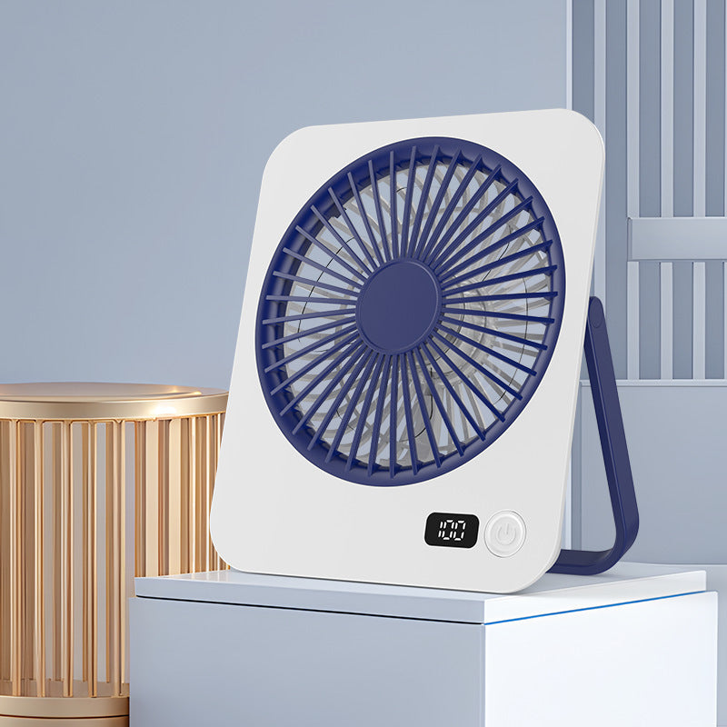 Ladies Table Fan Compact Quiet Operation Adjustable Speeds Modern Design
