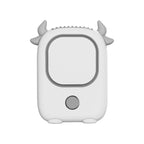 Portable Mini Fan Cute Cow Design Lightweight Quiet Personal Fan