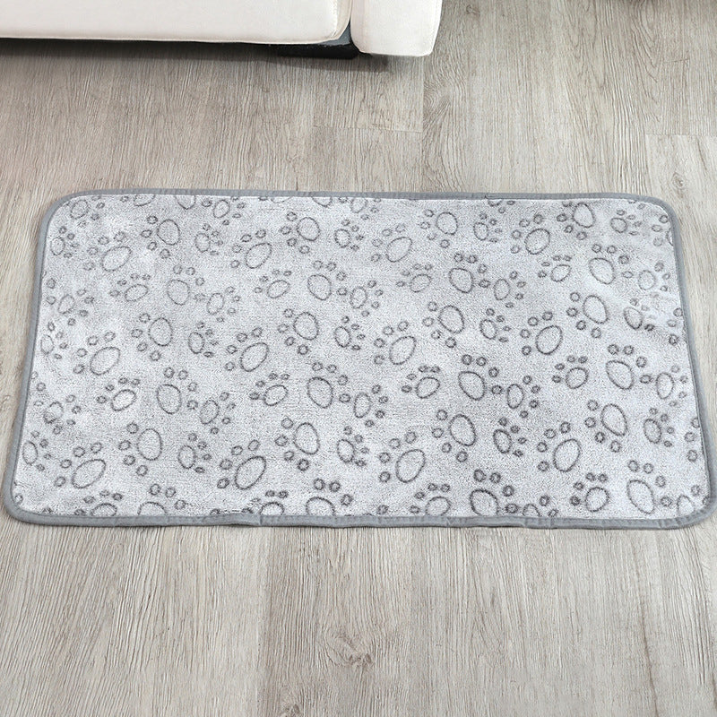 Unisex Pet Mat Soft Non-Slip Stylish Machine Washable Indoor Floor Mat