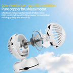 Unisex Table Fan Compact Portable Quiet Adjustable Tilt Desk Cooler
