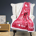 Brehn Ladies Snuggle Blanket Ultra-Soft Polyester Cozy Large Cuddle Throw for Two