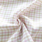 Bowlift Checkered Cotton Fabric Soft Breathable Material for Sewing Projects