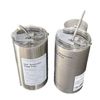 Women’s Stainless Steel Insulated Water Bottle with Built-In Straw and Creative Design