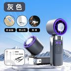 Harrow Portable Handheld Fan with Turbo Motor, Multiple Speeds, Built-In Battery, LED Display