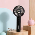 Portable USB Hand Fan for Women with Ergonomic Grip and Variable Speed Control Compact Personal Cooling