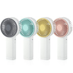 Portable Handheld Fan Rechargeable Battery Compact Quiet Operation Lightweight for Travel and Outdoor Use