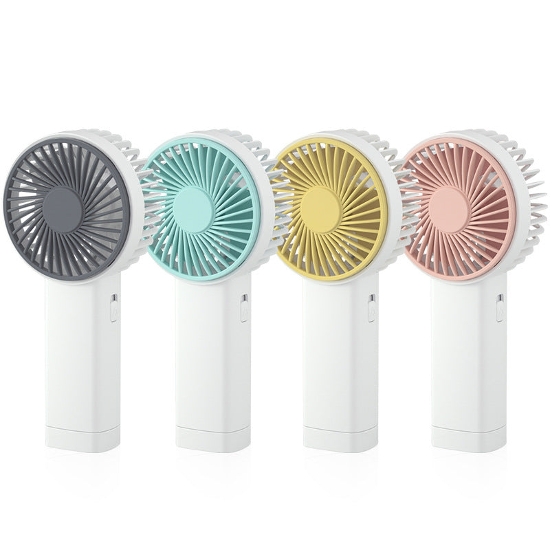 Portable Handheld Fan Rechargeable Battery Compact Quiet Operation Lightweight for Travel and Outdoor Use