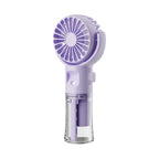 Portable Mini Fan with Misting Function Battery Operated Lightweight