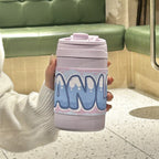 Women's Insulated Travel Cup Spill-Proof Lid Ergonomic Design BPA-Free