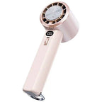 High-Pressure Handheld Showerhead with Digital Flow Display and Replaceable Mineral Filter