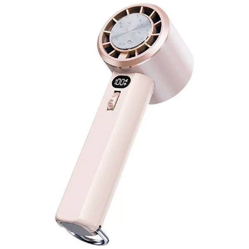 High-Pressure Handheld Showerhead with Digital Flow Display and Replaceable Mineral Filter