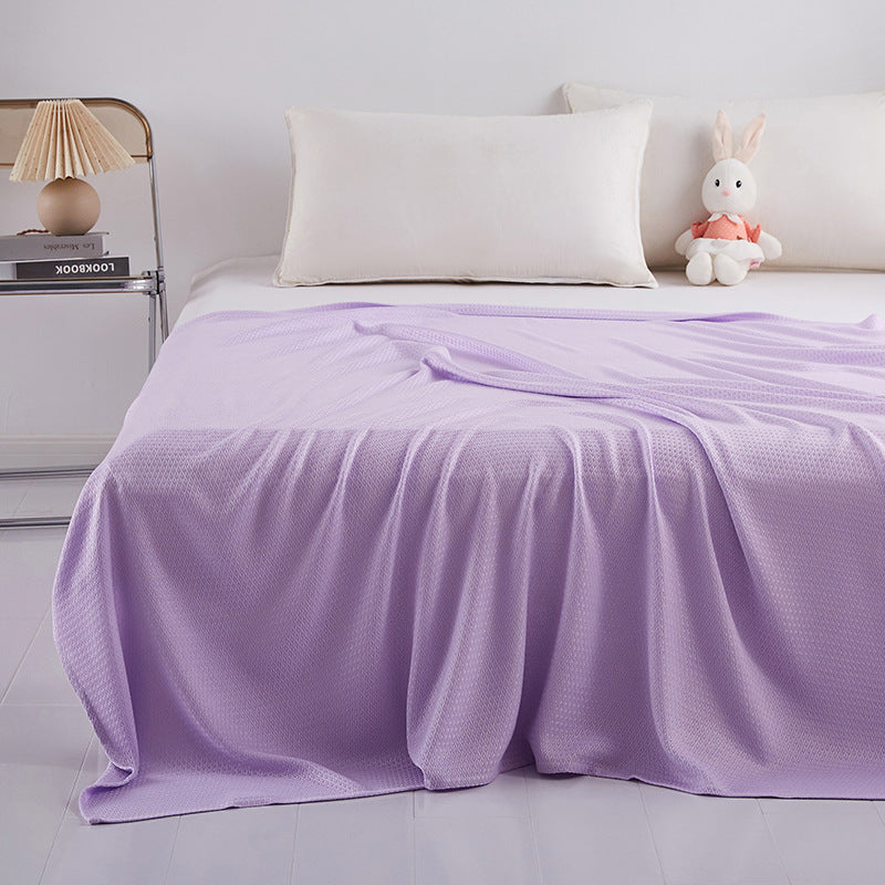 Bowlift Women's Breathable Summer Blanket Lightweight Cooling Throw for Bedroom and Outdoor Use