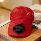 Women's Cooling Cap with Integrated Fan Breathable Mesh Adjustable Strap