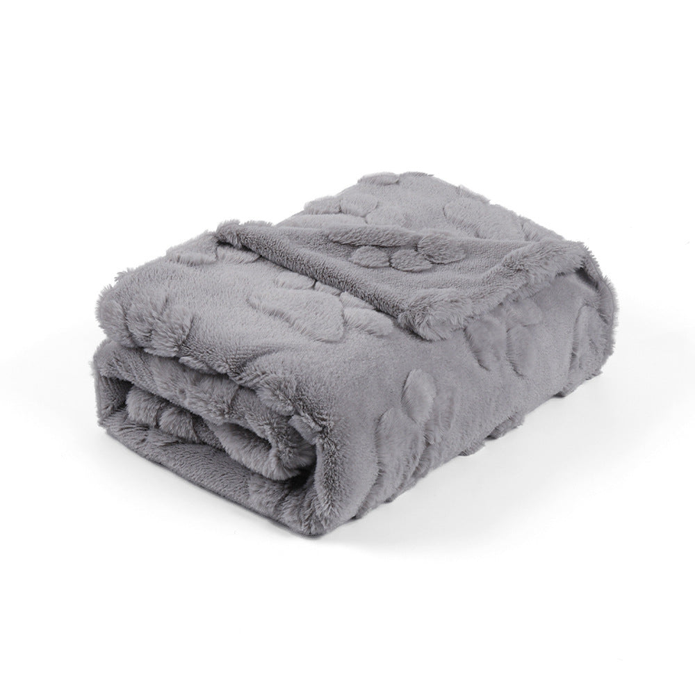 Harrow Plush Blanket Women's Soft Warm 100% Polyester Cozy Throw Blanket