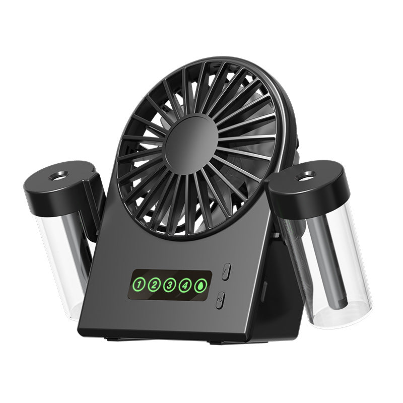 Portable Mist Fan Rechargeable Compact Lightweight Unisex Cooling Fan