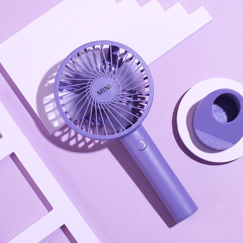 Mini Desktop Cooling Fan Portable Adjustable Speed Compact Personal Air Circulator