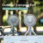 Portable Table Fan with Digital Controls USB Rechargeable Quiet Desk Fan Compact Design