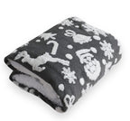 Brehn Comfort Blanket Soft Warm Cozy Red White Festive Snowflake Pattern