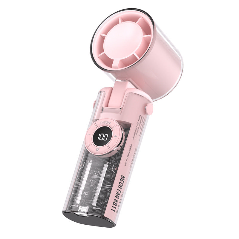 Portable Mini Fan Rechargeable Battery Operated Compact Handheld Cooler