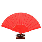 Unisex Colored Fan Set Lightweight Compact Handheld Fans for Travel and Events