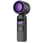 Portable Mini Fan USB Rechargeable Compact Quiet with LED Display and Multiple Speeds