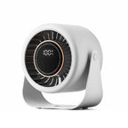 Harrow Portable Handheld Fan with Digital Speed Display Lightweight Ergonomic Design