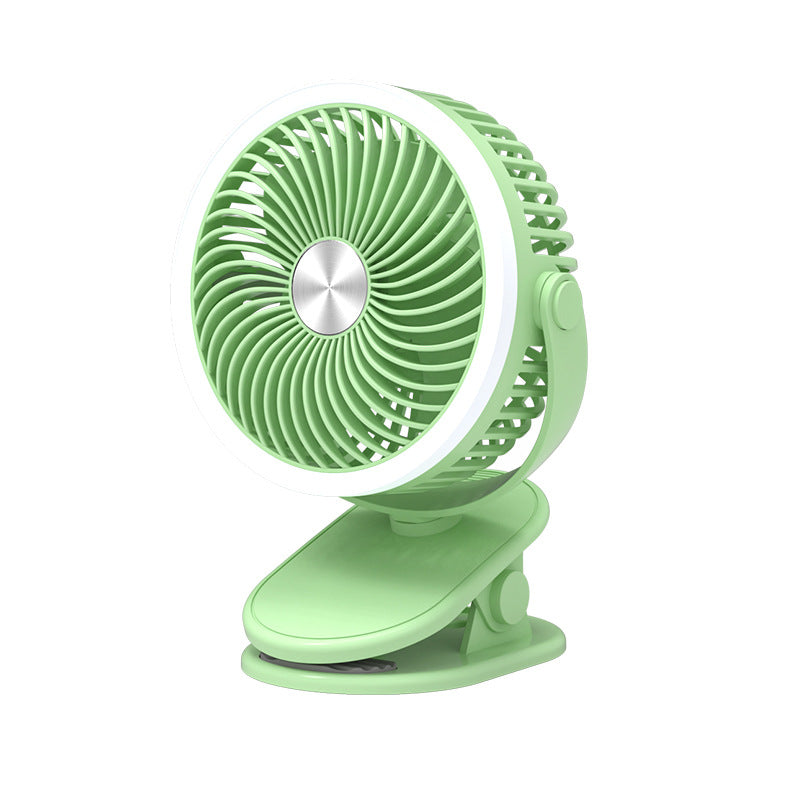 Portable Clip Fan with Adjustable Head Quiet Operation Compact Design