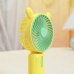 Portable Handheld Fan Lightweight Battery Operated Cute Bear Design for Women and Kids