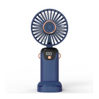 Portable Table Fan Battery Operated with LED Display and Multiple Speeds