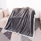 Brehn Women's Warm Fleece Cape with Hood Oversized Cozy Wrap for Home and Outdoor Use