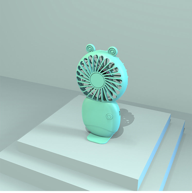 Portable Desktop Fan USB Rechargeable Quiet Operation Compact Cute Design