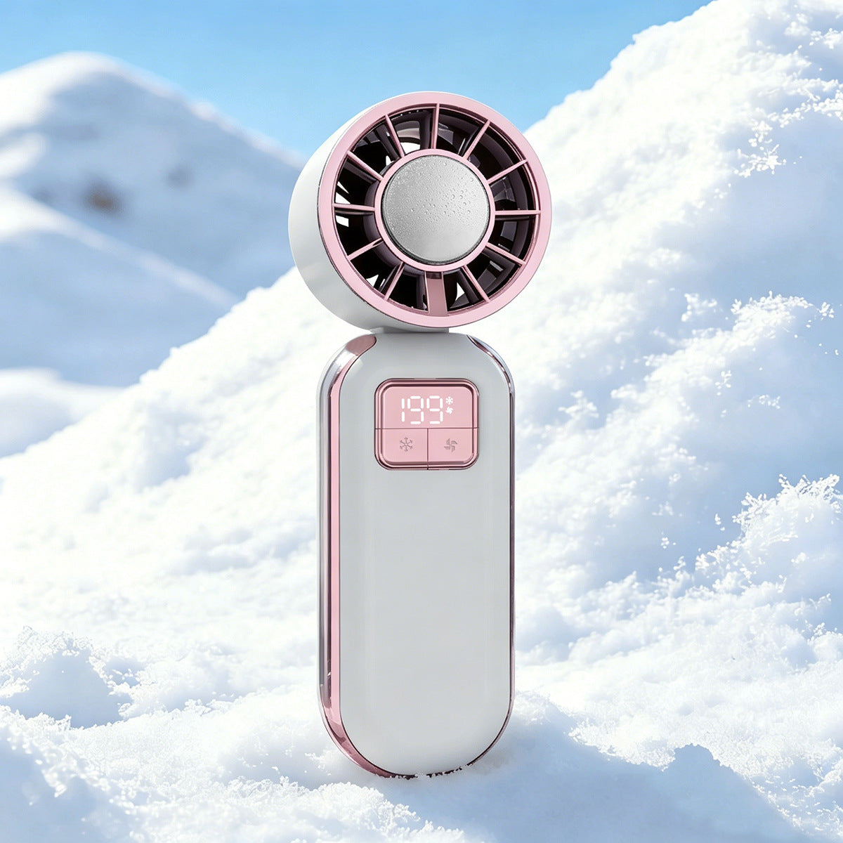 Portable Personal Fan Compact Rechargeable Handheld Fan with LED Display