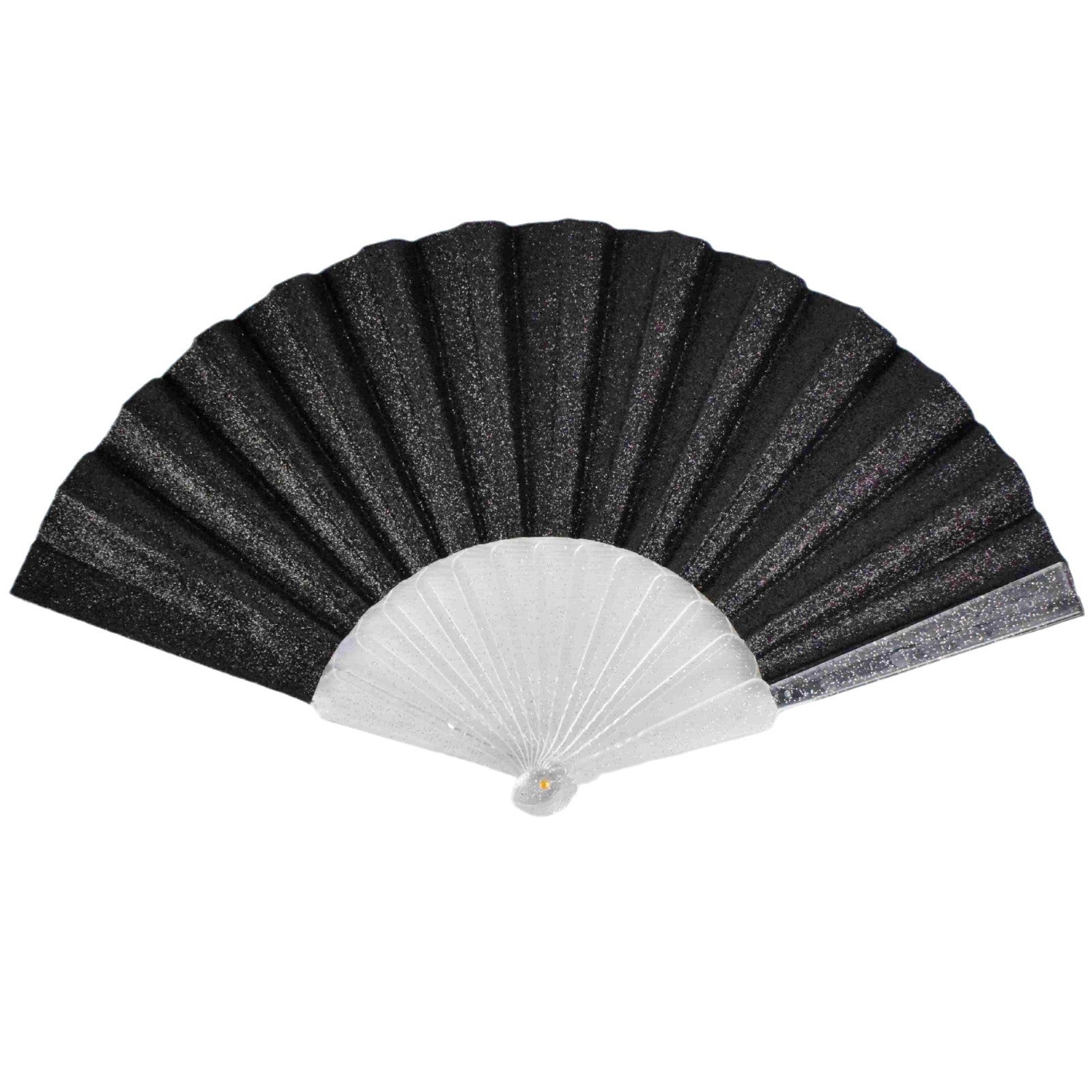 Women’s Elegant Glitter Fan Lightweight Handcrafted Cooling Accessory for Weddings and Parties