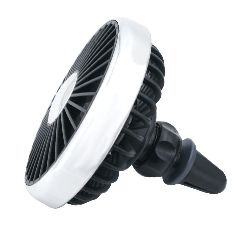 Portable Dashboard Air Circulation Fan 360-Degree Rotation Compact Car Cooling Fan