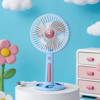 Portable Handheld Fan with Adjustable Tilt USB Rechargeable Lightweight Quiet Operation