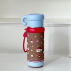 Unisex BPA-Free Plastic Water Bottle Leak-Proof Fruit Design with Carry Handle
