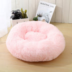 Fluffy Dog Bed Hypoallergenic Soft Round Non-Slip Machine Washable