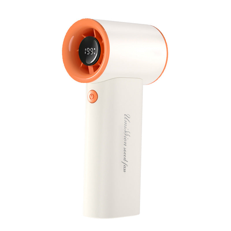 Handheld Smart Humidifying Fan Portable Rechargeable Personal Cooling Fan with LED Display