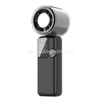 Portable USB Rechargeable Fan with Digital Display Adjustable Speed Compact and Lightweight