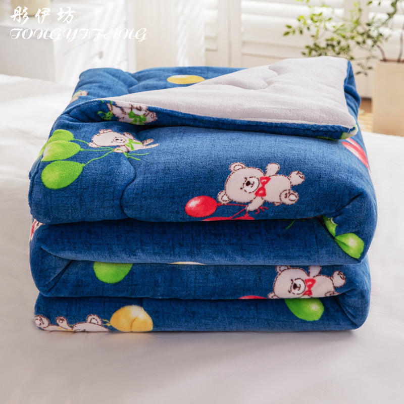 Ladies Cozy Microfiber Blanket Soft Fluffy Warm Throw for Home and Kids