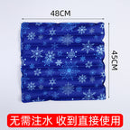 Bowlift Ladies Cooling Mat with Snowflake Structure Portable Breathable Cooling Pad